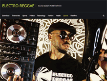 Tablet Screenshot of electroreggae.com
